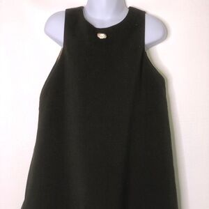 Plum girls pleated hem lined jumper dress